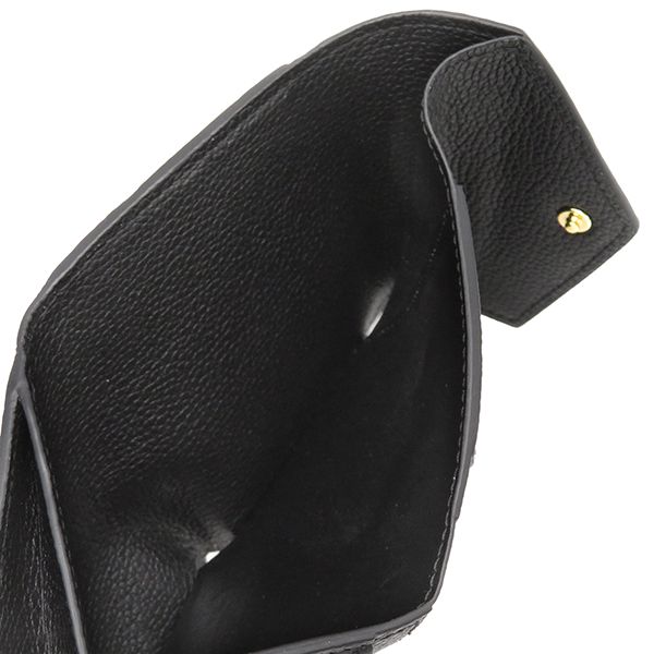 Louis Vuitton Trifold Wallet Portefeuille Zoë Monogram Empreinte Noir Black