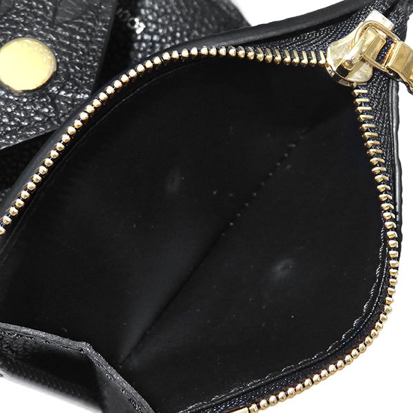 Louis Vuitton Trifold Wallet Portefeuille Zoë Monogram Empreinte Noir Black