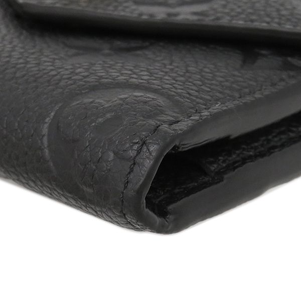 Louis Vuitton Trifold Wallet Portefeuille Zoë Monogram Empreinte Noir Black