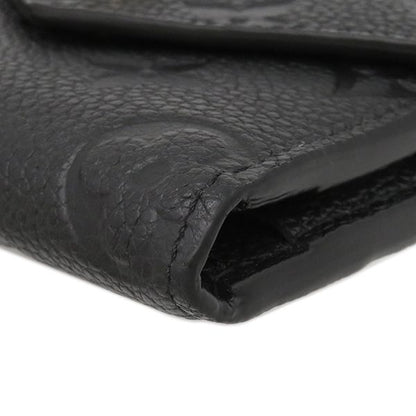 Louis Vuitton Trifold Wallet Portefeuille Zoë Monogram Empreinte Noir Black