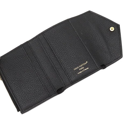 Louis Vuitton Trifold Wallet Portefeuille Zoë Monogram Empreinte Noir Black