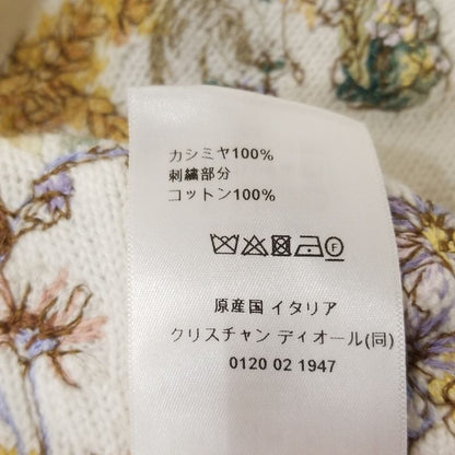 Dior/christian Dior Long Sleeve Sweater Size 46I Women's - White Light Pink And