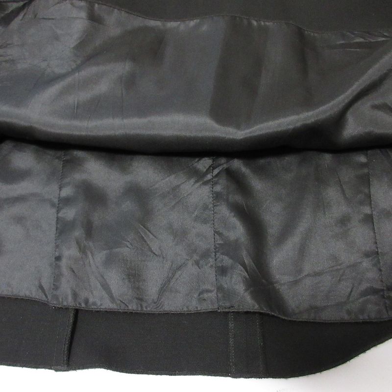 Celine Sleeveless Knee Length Midi Length Belted Flared Dress Black Women Used