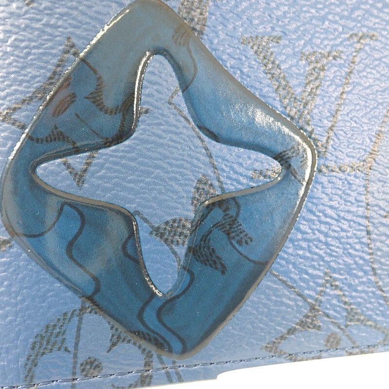 Louis Vuitton Portefeuille - Scuff N'dah M82307 Bifold Wallet Monogram Aqua