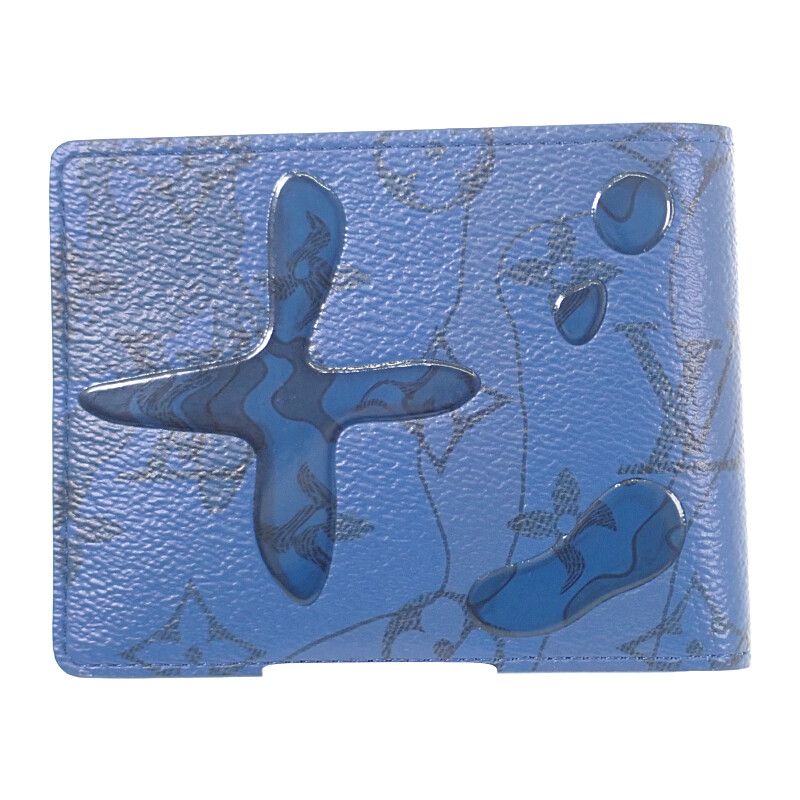Louis Vuitton Portefeuille - Scuff N'dah M82307 Bifold Wallet Monogram Aqua