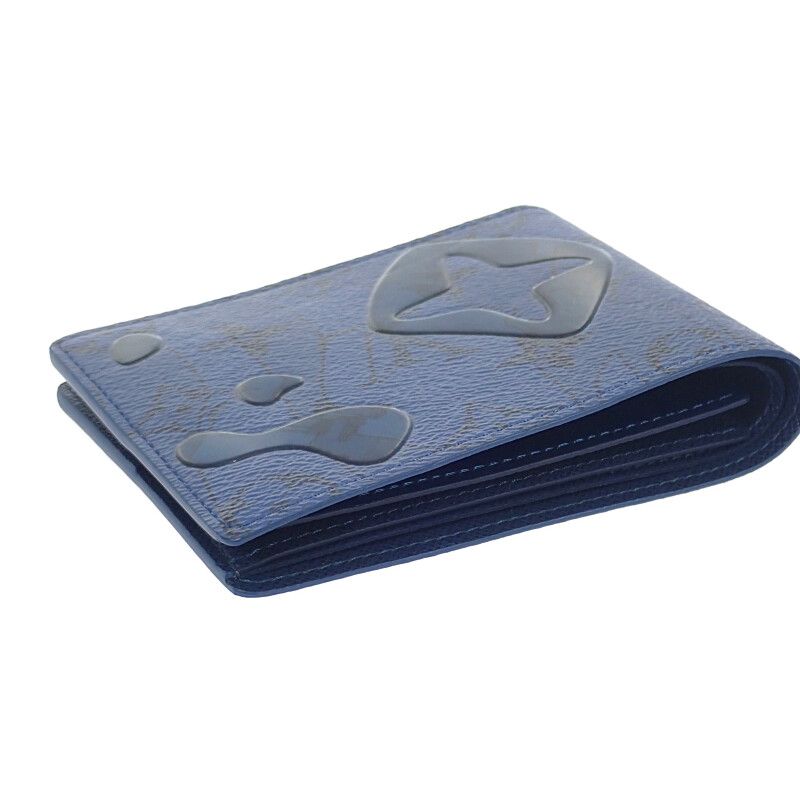 Louis Vuitton Portefeuille - Scuff N'dah M82307 Bifold Wallet Monogram Aqua