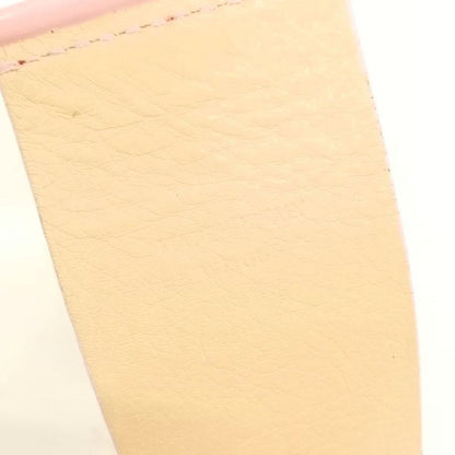 Christian DIOR Vintage CD Logo Buckle Belt Thick Belt 80 Pink Silver Hardware