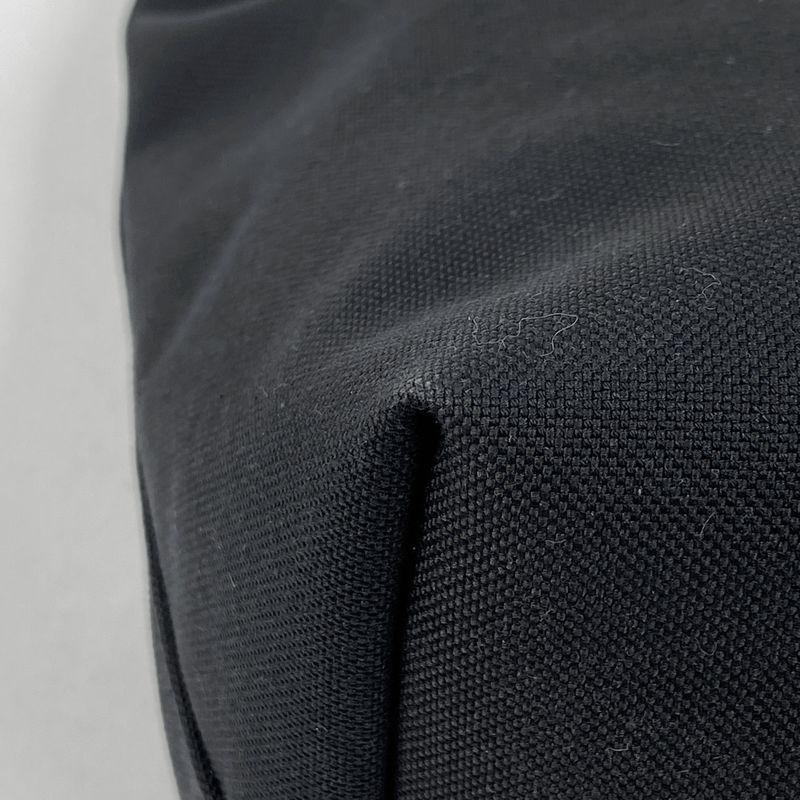 Prada Logo Jacquard Tote Shoulder Bag Tote Canvas Nero (black) Women