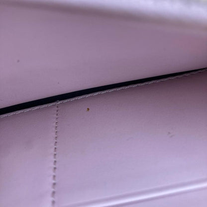 Fendi Zucca Fize Long Wallet Leather 8m0251 A6CB Pink Women