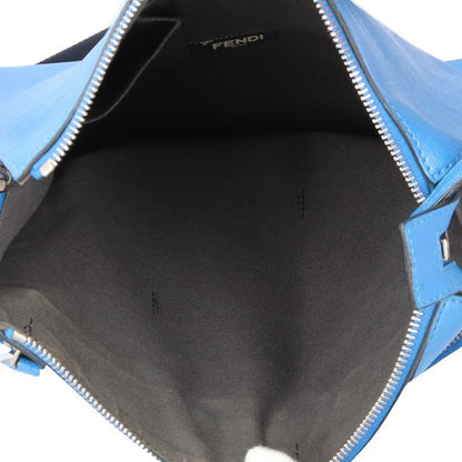 Fendi Shoulder Bag Leather 7va319 Blue Men's Fendi Preowned Fendi