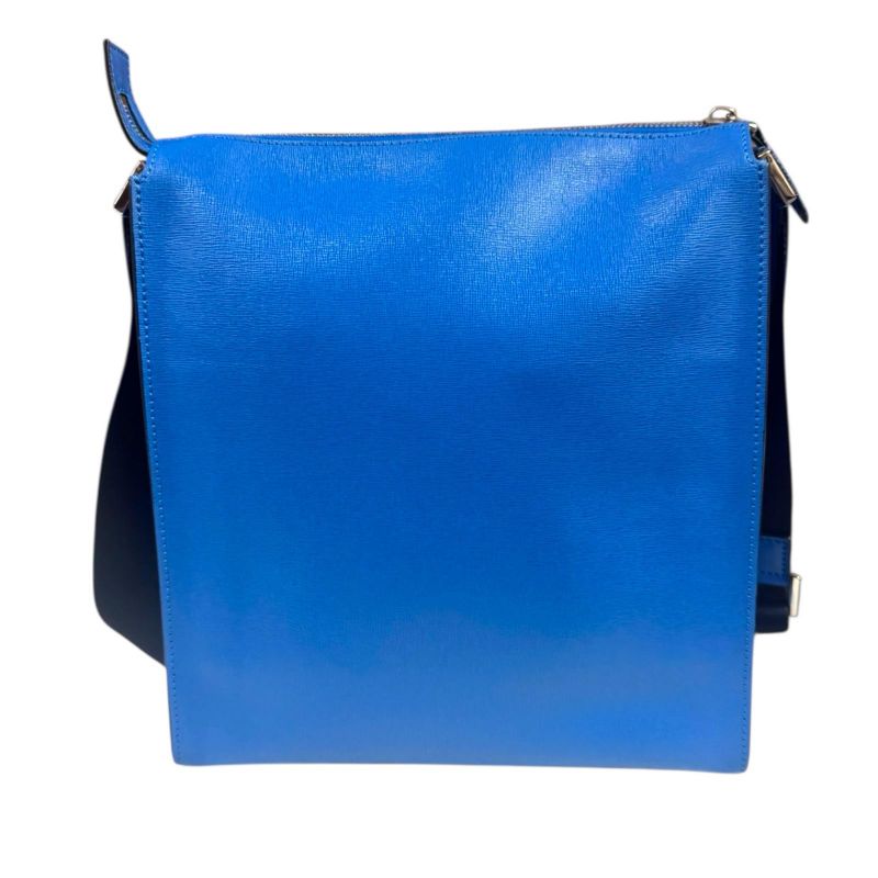 Fendi Shoulder Bag Leather 7va319 Blue Men's Fendi Preowned Fendi