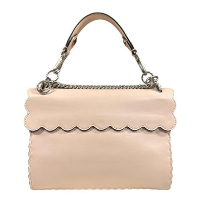 Fendi Canai Shoulder Bag Leather 8bt283 Pink Ladies Fendi Preowned Fendi