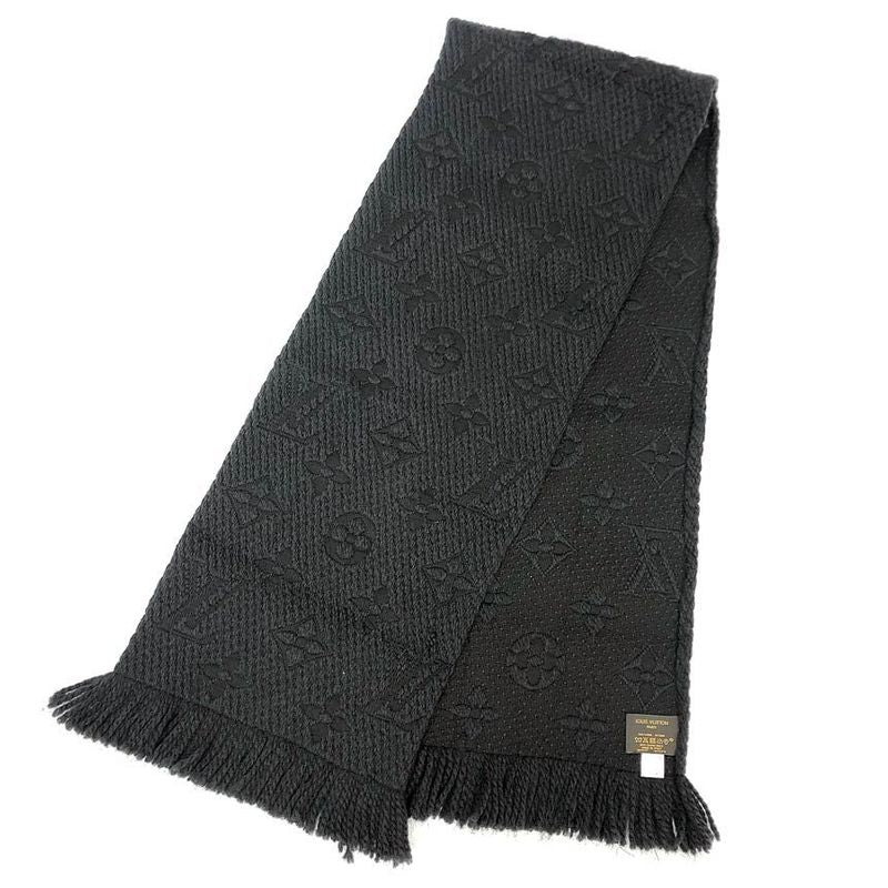 Louis Vuitton Monogram Scarf Echarpe - Logomania M72431 Anthracite Aq12288