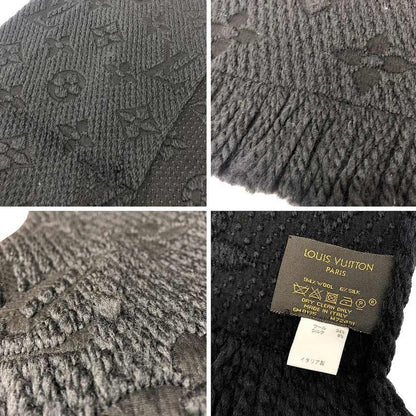 Louis Vuitton Monogram Scarf Echarpe - Logomania M72431 Anthracite Aq12288