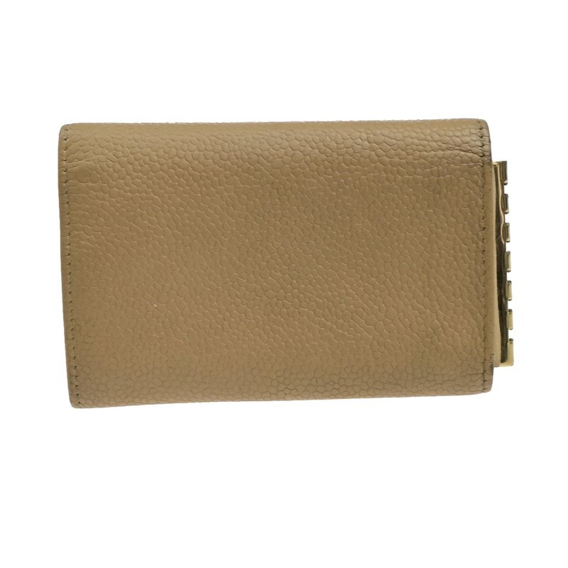 Chanel Coco Mark Caviar Skin 6-ring Key Case Beige 08bs072