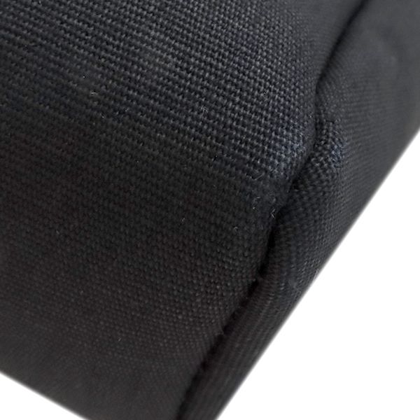 Hermes Shoulder Bag Herbag Her Bag TPM Leather Toile Officier Black Silver