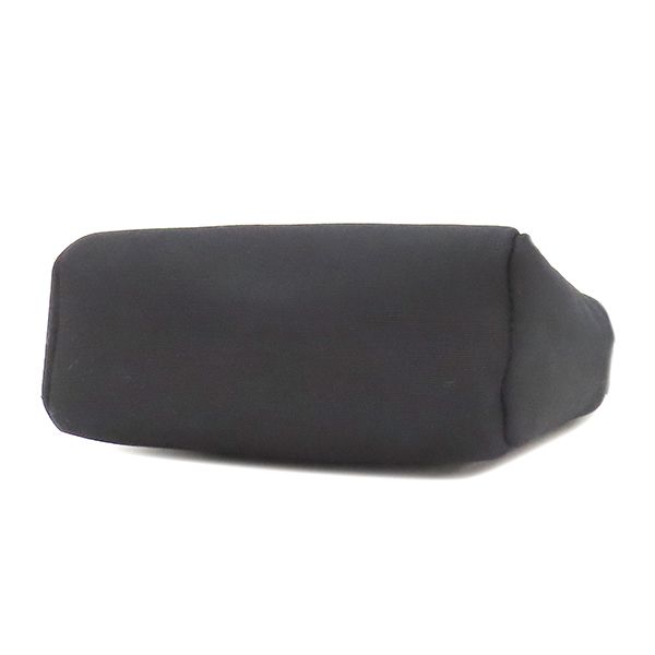 Hermes Shoulder Bag Herbag Her Bag TPM Leather Toile Officier Black Silver