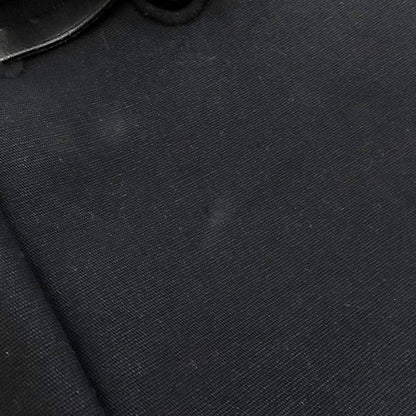 Hermes Shoulder Bag Herbag Her Bag TPM Leather Toile Officier Black Silver