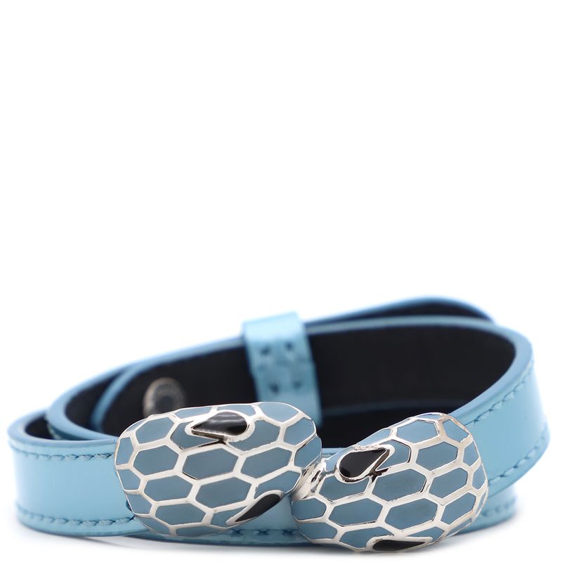 Bvlgari Bvlgari Bracelet Serpenti Forever Leather Bracelet Leather Metal Light