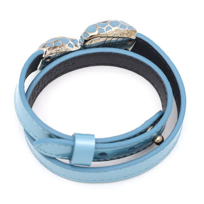 Bvlgari Bvlgari Bracelet Serpenti Forever Leather Bracelet Leather Metal Light