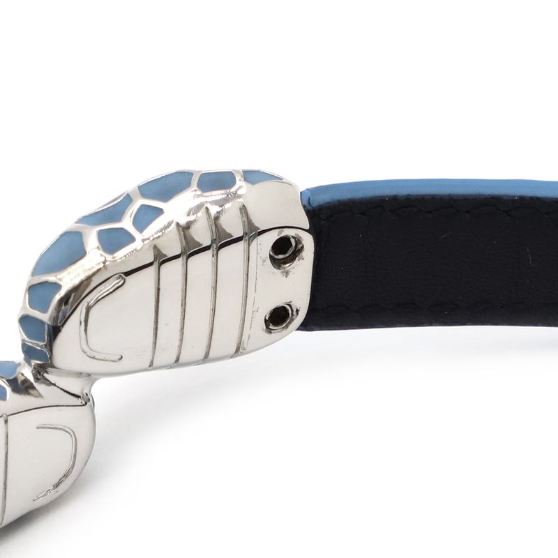 Bvlgari Bvlgari Bracelet Serpenti Forever Leather Bracelet Leather Metal Light