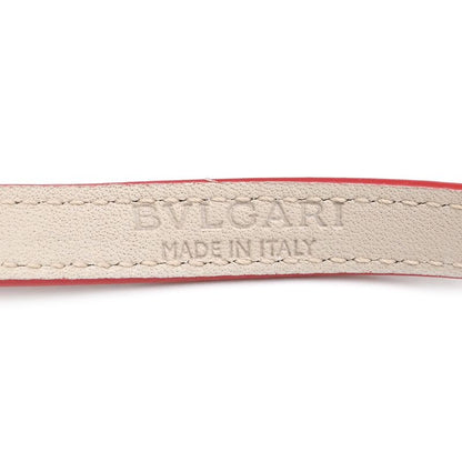 Bvlgari Bvlgari Bracelet Serpenti Forever Leather Bracelet Leather Metal Red