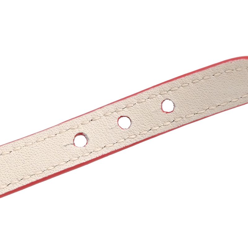 Bvlgari Bvlgari Bracelet Serpenti Forever Leather Bracelet Leather Metal Red