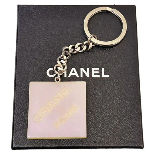 Chanel Logo Charm Key Folder Pink Acrylic 05bs067