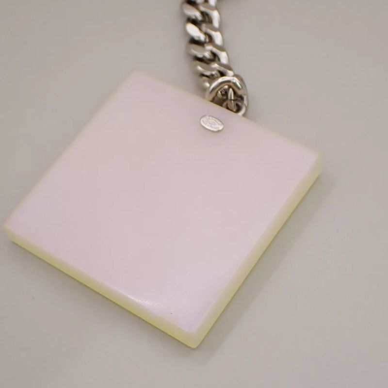 Chanel Logo Charm Key Folder Pink Acrylic 05bs067