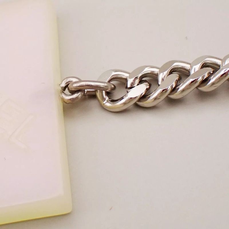 Chanel Logo Charm Key Folder Pink Acrylic 05bs067
