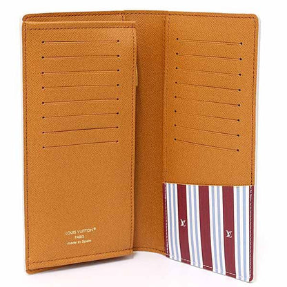 Louis Vuitton Portefeuille Brother Bifold Long Wallet Monogram Heritage Canvas