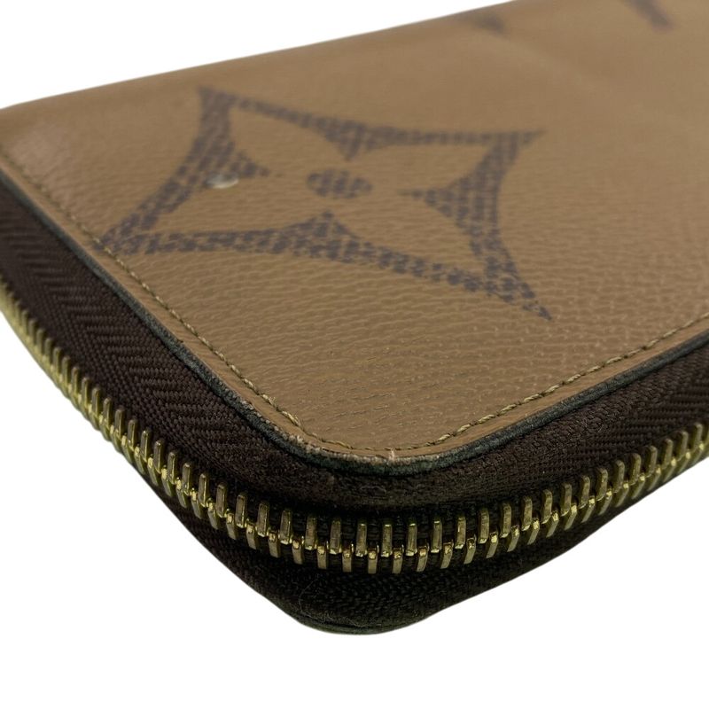 Louis Vuitton M69353 Zippy Wallet Long Wallet Brown Ladies