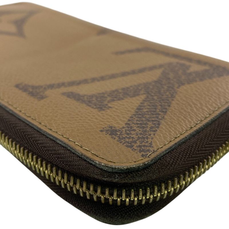 Louis Vuitton M69353 Zippy Wallet Long Wallet Brown Ladies