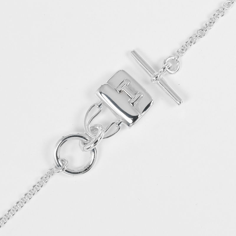 Hermes Amulet Constance Silver 925 Ladies 12.5g Necklace