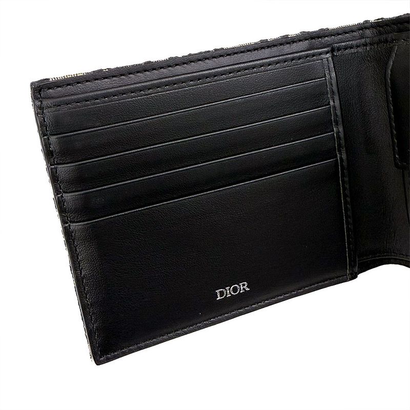 Dior Oblique Bifold Beige Wallet