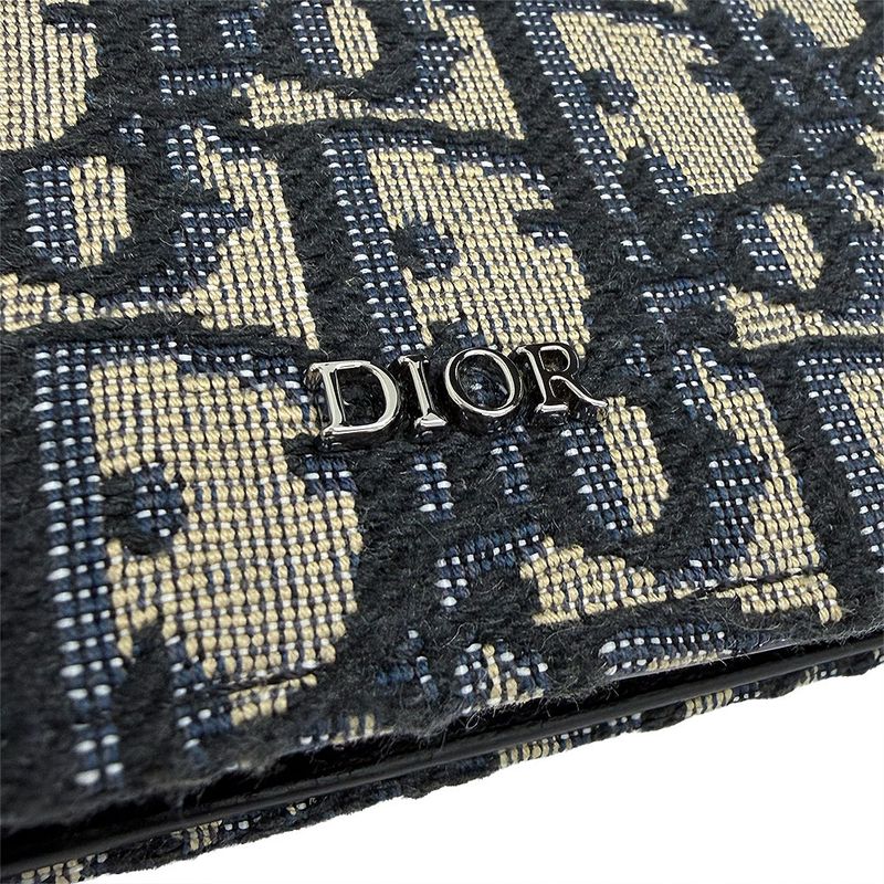 Dior Oblique Bifold Beige Wallet