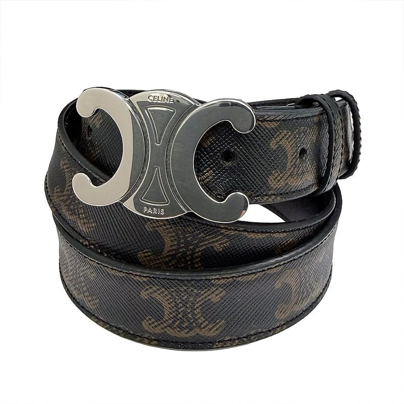 Celine Triomphe Buckle Belt