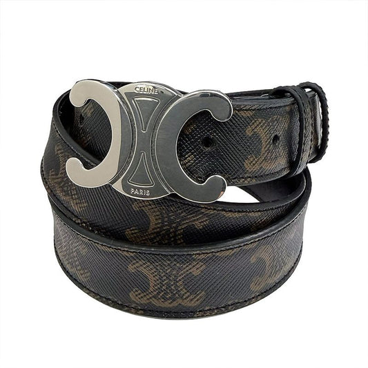 Celine Triomphe Buckle Belt