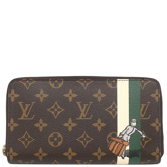 Louis Vuitton Long Wallet Monogram Groom Zippy Organizer Monogram Canvas Vert