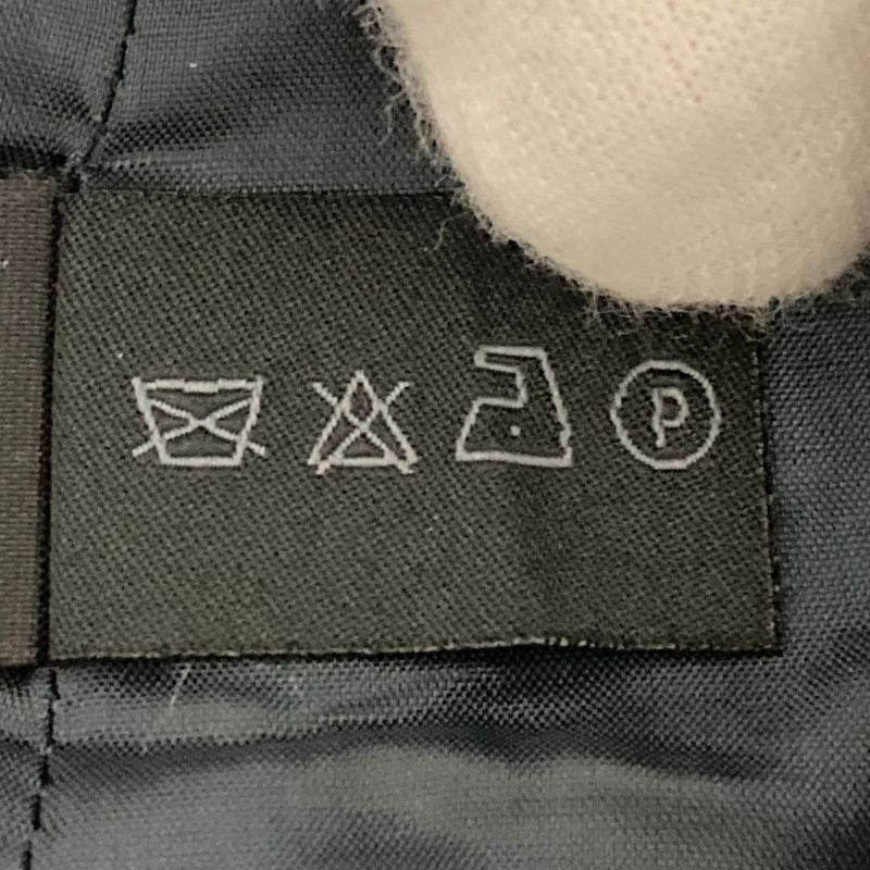 Prada Back Slit Knee Length Tight Skirt 42 Navy Women's Used