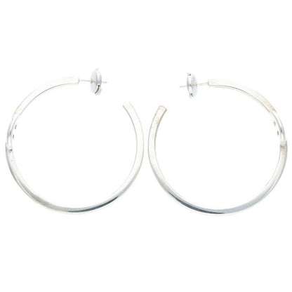 Hermes Anchene Hoop Silver Earrings Women