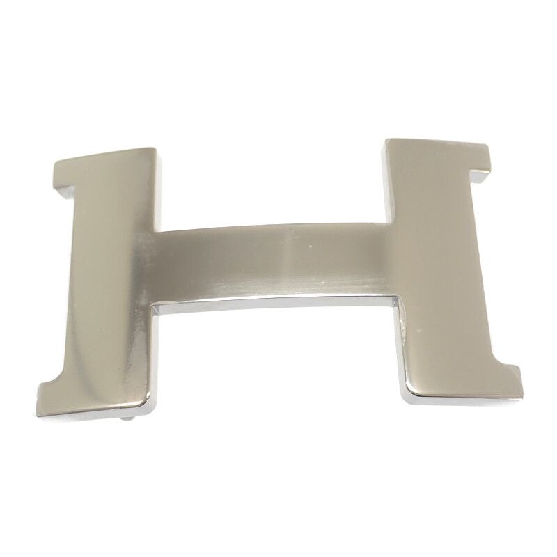 Hermes Constance Reversible 80 Belt Togo Vauchamonie Black Silver Hardware