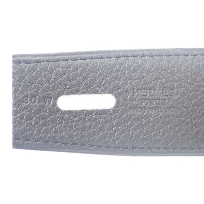 Hermes Constance Reversible 80 Belt Togo Vauchamonie Black Silver Hardware