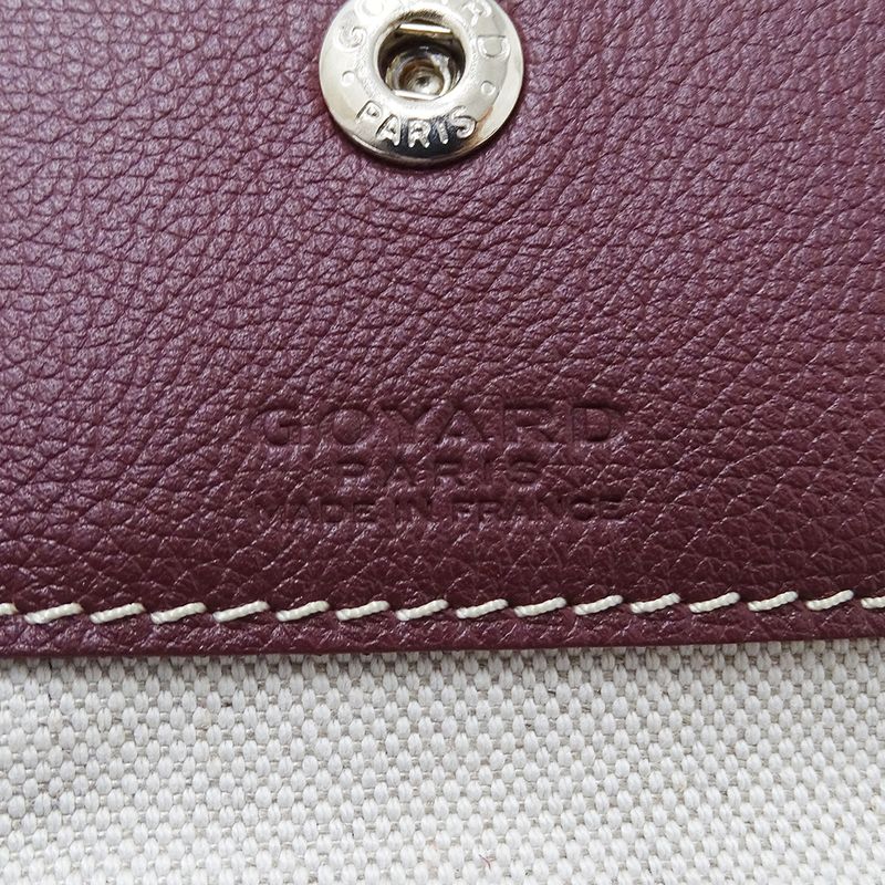 Goyard Bag Women's Brand Tote Saint Louis PM Coated Canvas Bordeaux Wine Red