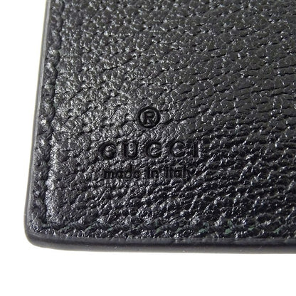 Gucci Card Case Men's Brand GG Marmont Business Card Holder Leather Black