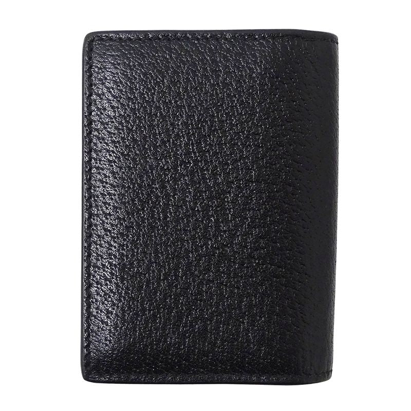 Gucci Card Case Men's Brand GG Marmont Business Card Holder Leather Black