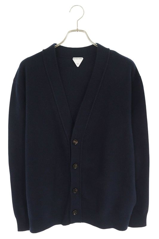 Bottega Veneta 777588 V2mm (0.08in)0 Elbow Intrecciato Patch Cashmere Cardigan