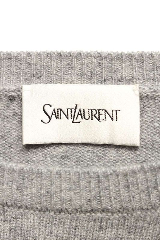 Saint Laurent Paris 796556 YP53 Cashmere Crew Neck Knit Men's L