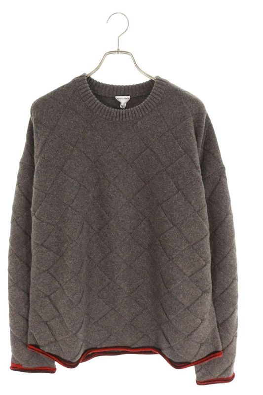 Bottega Veneta 776144 V36y0 Intrecciato Color Switch Knit Men's L