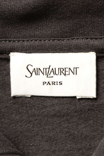 Saint Laurent Paris 25AW 818538 Y36sw Logo Embroidery Pullover Hoodie Men's XL